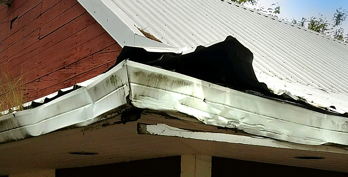 removal and repair of old gutters